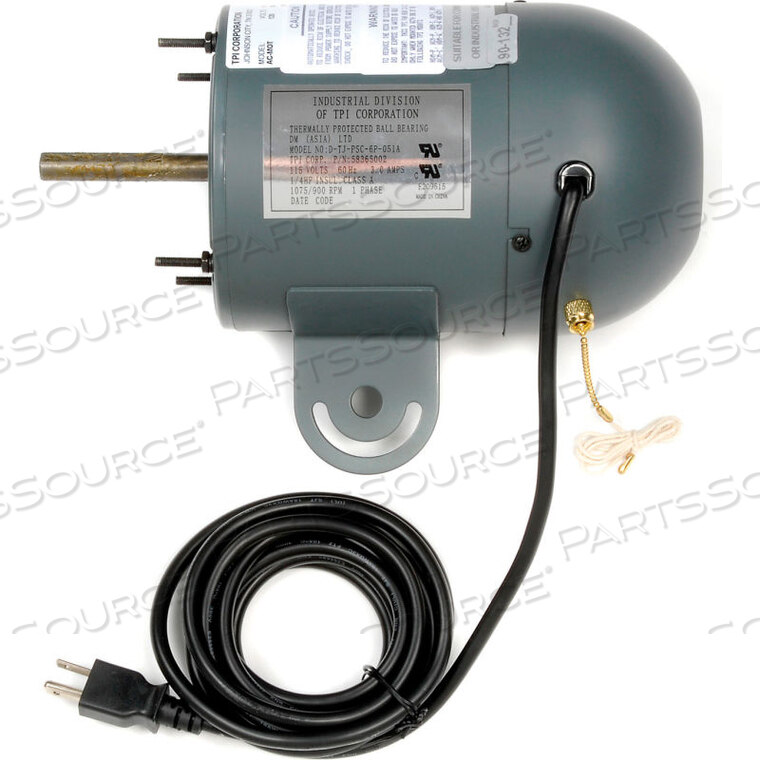 OEM#: ACMOT1/4 HP MOTOR FOR FIXED & INDUSTRIAL FANS, MODEL 7963302, 7900/6800CFM by TPI Corporation