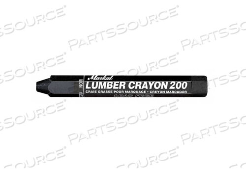 OEM#: 80353LUMBER CRAYON BLACK 1/2 SIZE PK12 by Markal