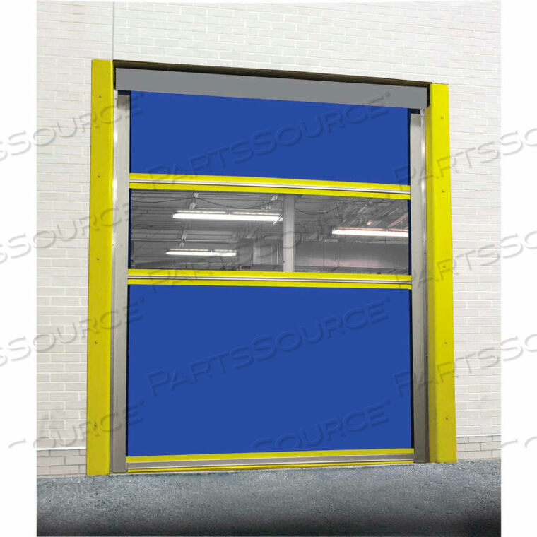 OEM#: FS-STM-IJ-8X10-COMBOПРУЖИННЫЕ РУЛОННЫЕ ДВЕРИ ДЛЯ ДОКА, СИНИЕ ВИНИЛОВЫЕ ПАНЕЛИ С ПВХ-ПОКРЫТИЕМ И ВИЗОРОВАЯ ПАНЕЛЬ 8X10 от TMI, LLC