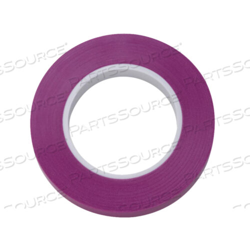 IDENTIFICATION ROLL TAPE, PURPLE, 1/4 IN X 250 IN