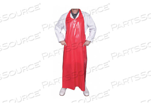 OEM#: 80014DIE CUT APRON 45 6 MIL RED by Top Dog