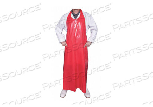 OEM#: 81024DIE CUT APRON 50 8 MIL RED by Top Dog