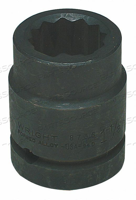 OEM#: 8736IMPACT SOCKET 1 IN DR 1-1/8 IN 12 PT by Wright Tool