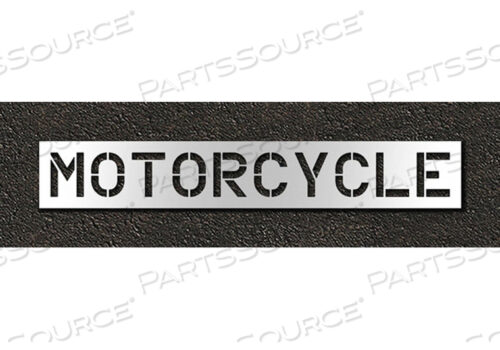 OEM#: STL-116-71216PAVEMENT STENCIL MOTORCYCLE 12 IN by RAE Products & Chemicals Corp.