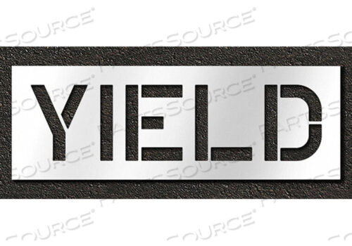 OEM#: STL-116-71226PAVEMENT STENCIL YIELD 12 IN by RAE Products & Chemicals Corp.