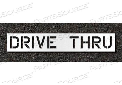 OEM#: STL-116-71236PAVEMENT STENCIL DRIVE THRU 12 IN by RAE Products & Chemicals Corp.