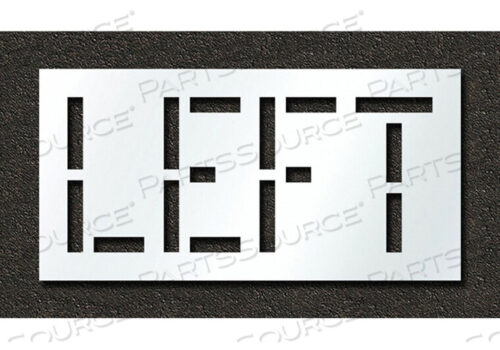 OEM#: STL-116-71820PAVEMENT STENCIL LEFT 18 IN by RAE Products & Chemicals Corp.
