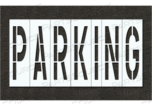OEM#: STL-116-74822PAVEMENT STENCIL PARKING 48 IN by RAE Products & Chemicals Corp.