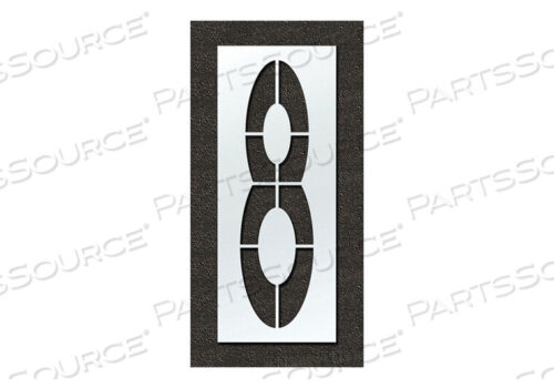 OEM#: STL-108-F1088AIRPORT PAVEMENT STENCIL 8 108 IN by RAE Products & Chemicals Corp.