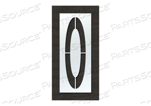 OEM#: STL-108-F120OAIRPORT PAVEMENT STENCIL O 120 IN by RAE Products & Chemicals Corp.