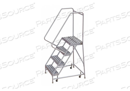 OEM#: WLAR1042444 АЛЮМИНИЕВАЯ ЛЕСТНИЦА НА КОЛЕСАХ, 24 ШТ. РЕБРИСТЫЕ СТУПЕНЬКИ, 30 ПОРУЧНЕЙ от Tri-Arc