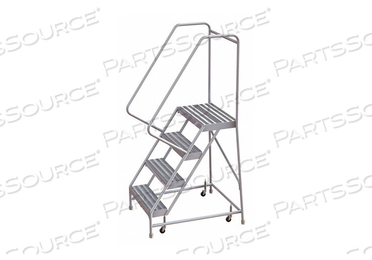 OEM#: WLAR1042444 АЛЮМИНИЕВАЯ ЛЕСТНИЦА НА КОЛЕСАХ, 24 ШТ. РЕБРИСТЫЕ СТУПЕНЬКИ, 30 ПОРУЧНЕЙ от Tri-Arc