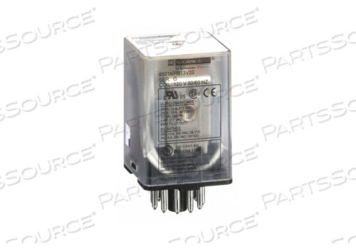 OEM#: 8501KPR13V20H7972 GEN PURPOSE RELAY 11 PIN OCTAL 120VAC by Square D