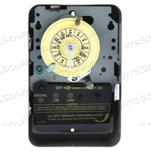 OEM#: T103PELECTROMECHANICAL TIMER 24 HOUR DPST by Intermatic