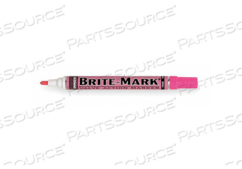 OEM#: 8400984009 ITW DYKEM BRITE-MARK PERMANENT PAINT MARKER,VALVE ACTION,PINK,MED TIP by Dykem