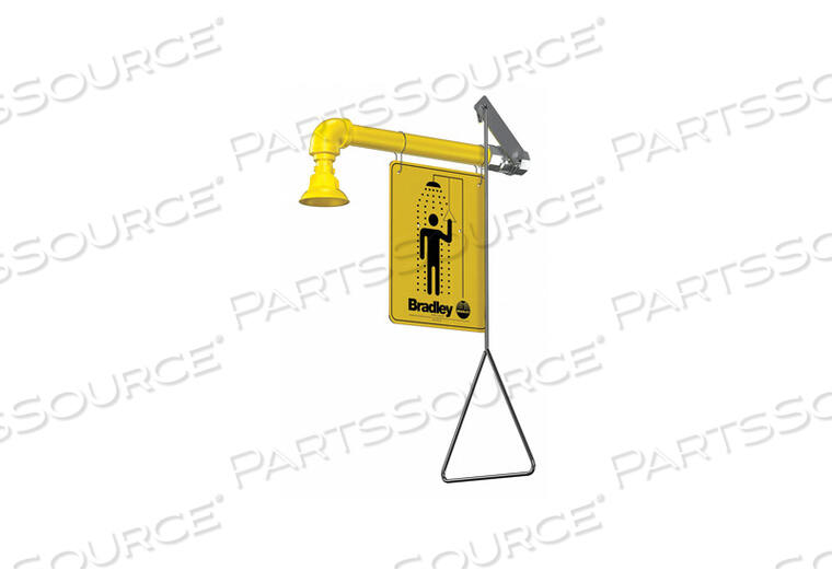 OEM#: S19-120SHOWER, HORIZONTAL SUPPLY, PLASTIC SHOWERHEAD by Bradley Corporation