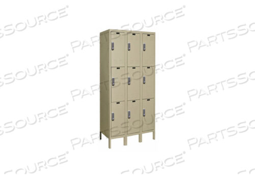 OEM#: UEL3258-3PTWRDRB LOCKR LVRD 3 WIDE 3 TIER TAN by Hallowell