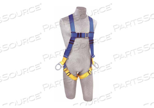 OEM#: AB17540AB17540 DBI-SALA 5 POINT HARNESS, BACK & SIDE D-RINGS, PASS THRU BUCKLE LEGS by 3M Consumer