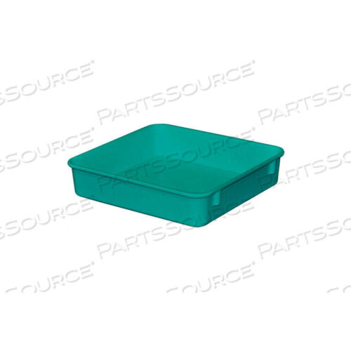 OEM#: 9241085113TOTELINE NESTING TOTE 924108 - 9-3/4L X 9-1/4W X 2-1/8H, GREEN by Molded Fiberglass
