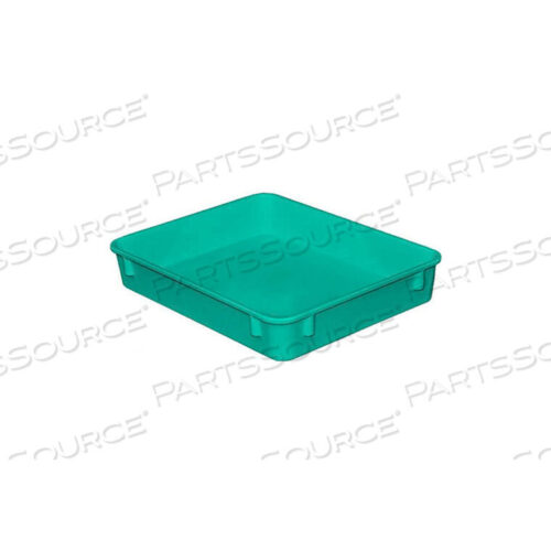 OEM#: 9301085113TOTELINE NESTING TOTE 930108 - 12-3/8L X 9-3/4W X 2-1/8H, GREEN by Molded Fiberglass