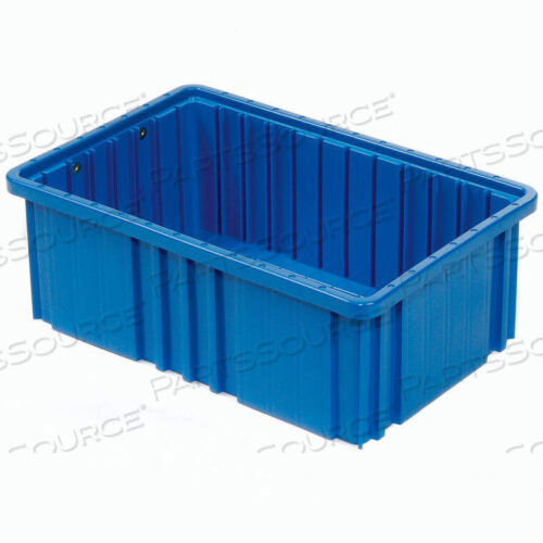 OEM#: DG92060BLGLOBAL INDUSTRIAL PLASTIC DIVIDABLE GRID CONTAINER - DG92060,16-1/2L X 10-7/8W X 6H, BLUE by Quantum Storage Systems