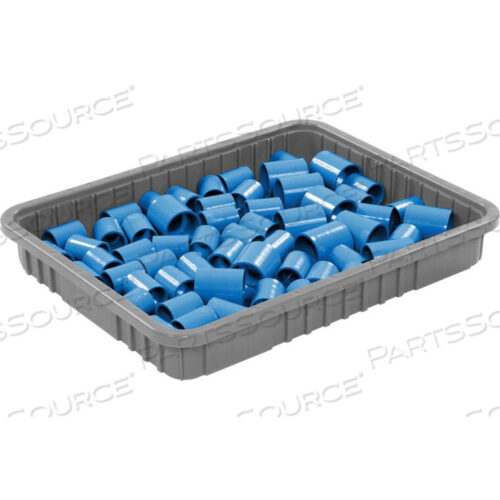 OEM#: DG93030GYGLOBAL INDUSTRIAL PLASTIC DIVIDABLE GRID CONTAINER - DG93030, 22-1/2L X 17-1/2W X 3H, GRAY by Quantum Storage Systems