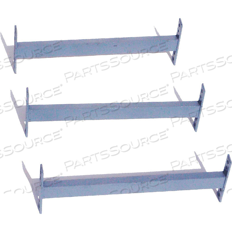 OEM#: 23B60CANTILEVER RACK HORIZONTAL BRACE FOR 10,12,14 UPRIGHTS, 59W, FOR USE WITH 2000 SERIES, SET OF 3 by Modern Equipment (Meco)
