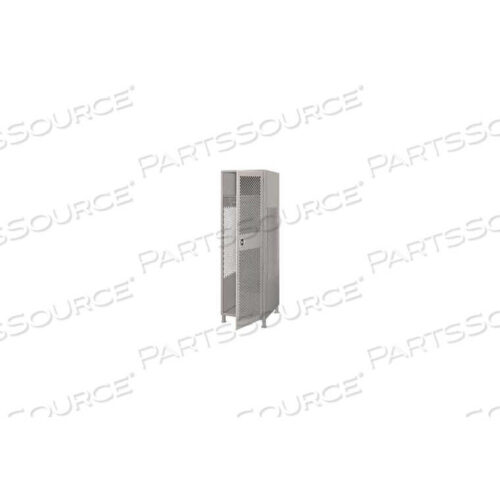 OEM#: GL-2472-24-DL-GYWELDED STEEL SECURITY GEAR LOCKER W/DOOR & LEGS, 24WX24DX72H, GRAY by Pucel Enterprises