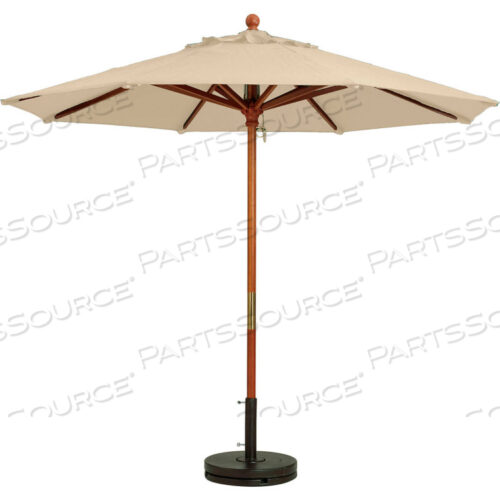 OEM#: 989403317 WOODEN MARKET OUTDOOR UMBRELLA, KHAKI by Grosfillex