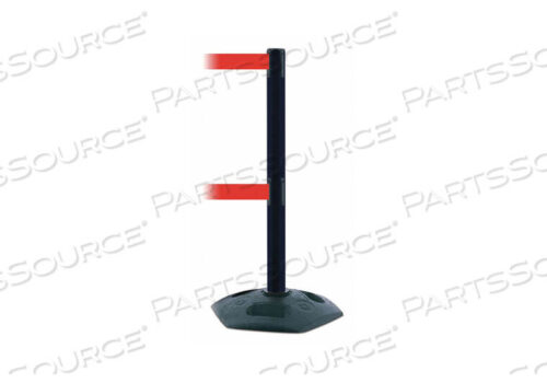 OEM#: 886T2-33-MAX-NO-R5X-CBARRIER POST WITH BELT 13 FT L RED by Tensabarrier