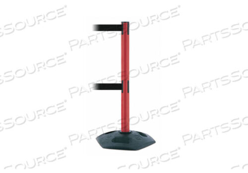 OEM#: 886T2-21-MAX-NO-B9X-CBARRIER POST WITH BELT 13 FT L BLACK by Tensabarrier
