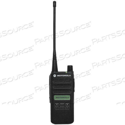 OEM#: AAH87JDH9JA2ANCP100D 5 WATT, 160 CHANNEL, ANALOG & DIGITAL, VHF 136-174 MHZ DISPLAY WITH LIMITED KEYPAD by Motorola