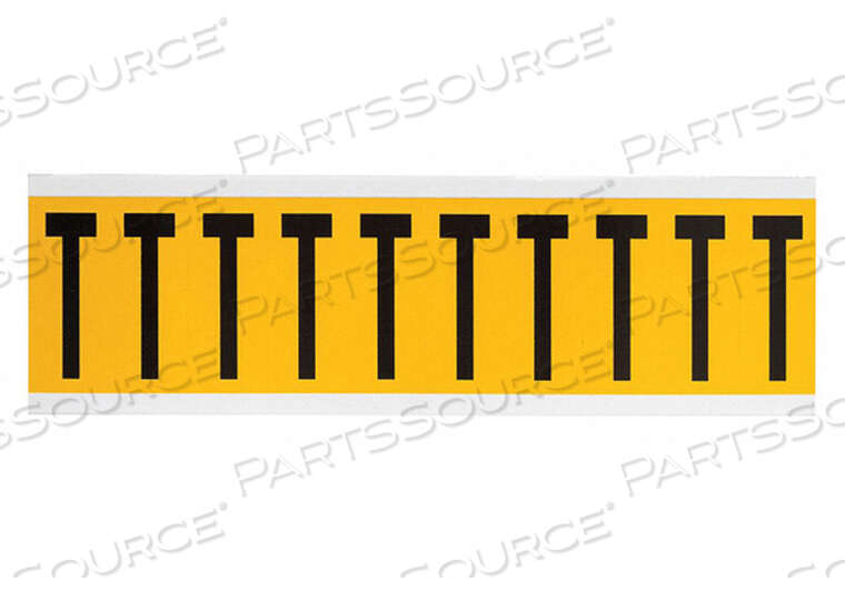 OEM#: 1534-TLETTER LABEL T 2-1/4IN.HX7/8IN.W VINYL by Brady Americas