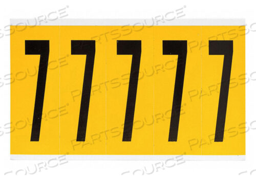 OEM#: 1560-7NUMBER LABEL 7 5IN.HX1-3/4IN.W VINYL by Brady Americas