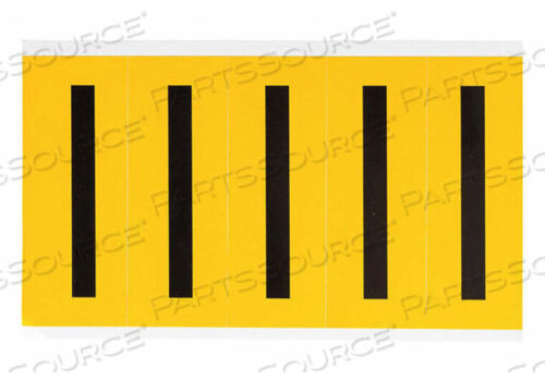 OEM#: 1560-ILETTER LABEL I 5IN.HX1-3/4IN.W VINYL by Brady Americas