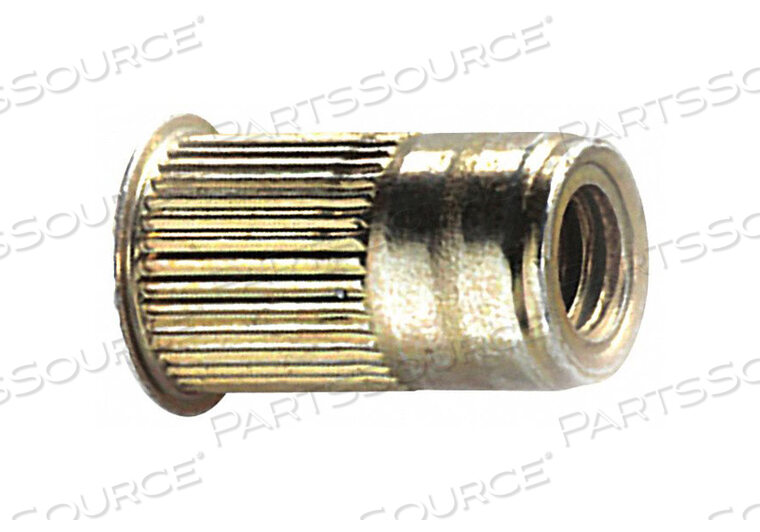 OEM#: AKS4T-1024-225RIVET NUT KNURLED STEEL ZINC YELLOW PK25 by AVK
