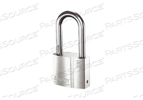 OEM#: PLI330/50B-KDKEYED PADLOCK 1 IN RECTANGLE SILVER by Abloy