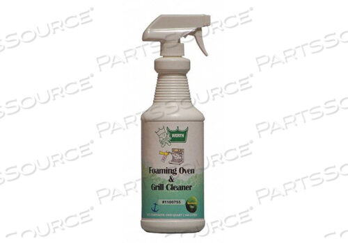 OEM#: 1100755OVEN AND GRILL CLEANER BOTTLE 1 QT. PK12 by Werth Sanitary Supply