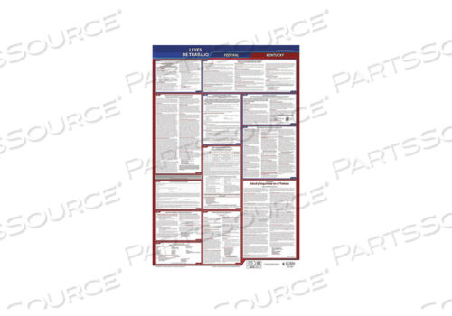 OEM#: 400-KYLABOR LAW POSTER FED/STA KY SP 40WX26INH by J.J. Keller & Associates