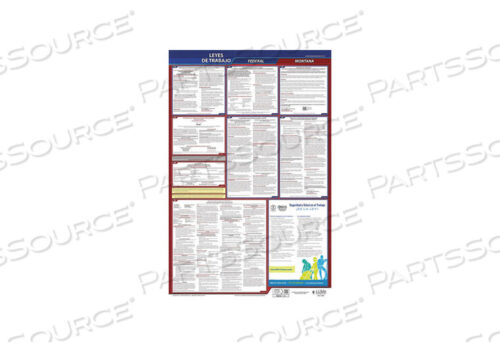 OEM#: 400-MTLABOR LAW POSTER FED/STA MT SP 40WX26INH by J.J. Keller & Associates