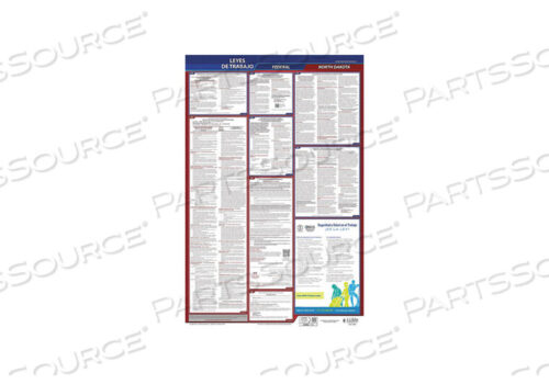 OEM#: 400-NDLABOR LAW POSTER FED/STA ND SP 40WX26INH by J.J. Keller & Associates