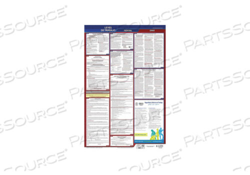 OEM#: 400-OH-3LABOR LAW POSTER FED/STA OH SP 26INH 3YR by J.J. Keller & Associates