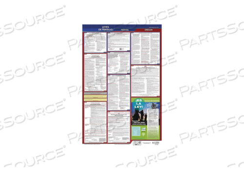 OEM#: 400-OR-3LABOR LAW POSTER FED/STA OR SP 26INH 3YR by J.J. Keller & Associates