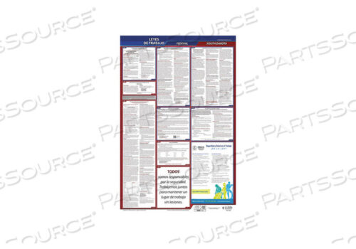 OEM#: 400-SDLABOR LAW POSTER FED/STA SD SP 40WX26INH by J.J. Keller & Associates