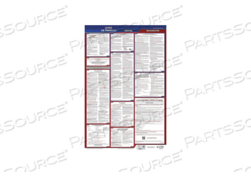 OEM#: 400-WA-3LABOR LAW POSTER FED/STA WA SP 26INH 3YR by J.J. Keller & Associates