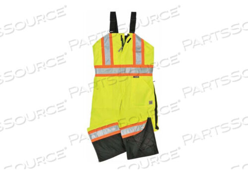 OEM#: S79811G7411 HI-VIS INSULATED BIBS FLO GREEN L by Tough Duck