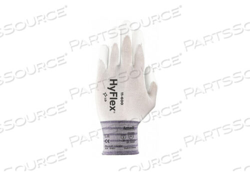 OEM#: 11-600COATED GLOVES PALM AND FINGER WHITE 7 PR by Ansell Healthcare