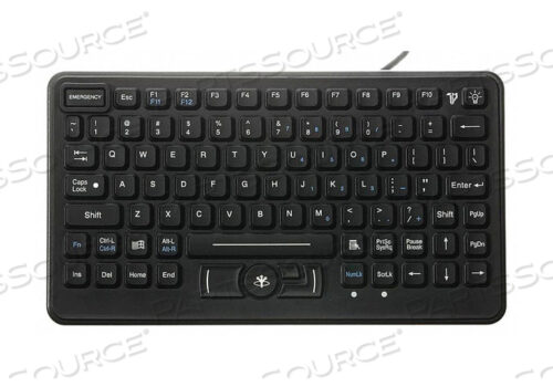 OEM#: SL-86-911-FSR-USBKEYBOARD FULLY SEALED RUGGED BLACK by iKey