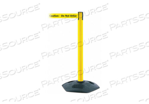 OEM#: 886-35-MAX-NO-YAX-CBARRIER POST WITH BELT 13 FT. PVC YELLOW by Tensabarrier