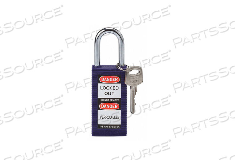 OEM#: 123412LOCKOUT PADLOCK KD PURPLE 3 H by Brady Americas